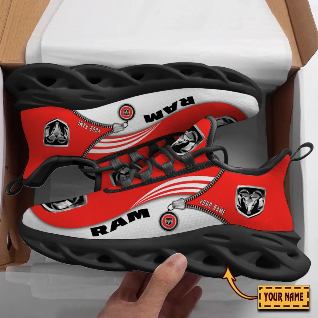 Ram Truck Running Shoes, Gift For Ram Truck Lovers, Gift For Him Husband, Boyfriend CAR8502242562 - Black