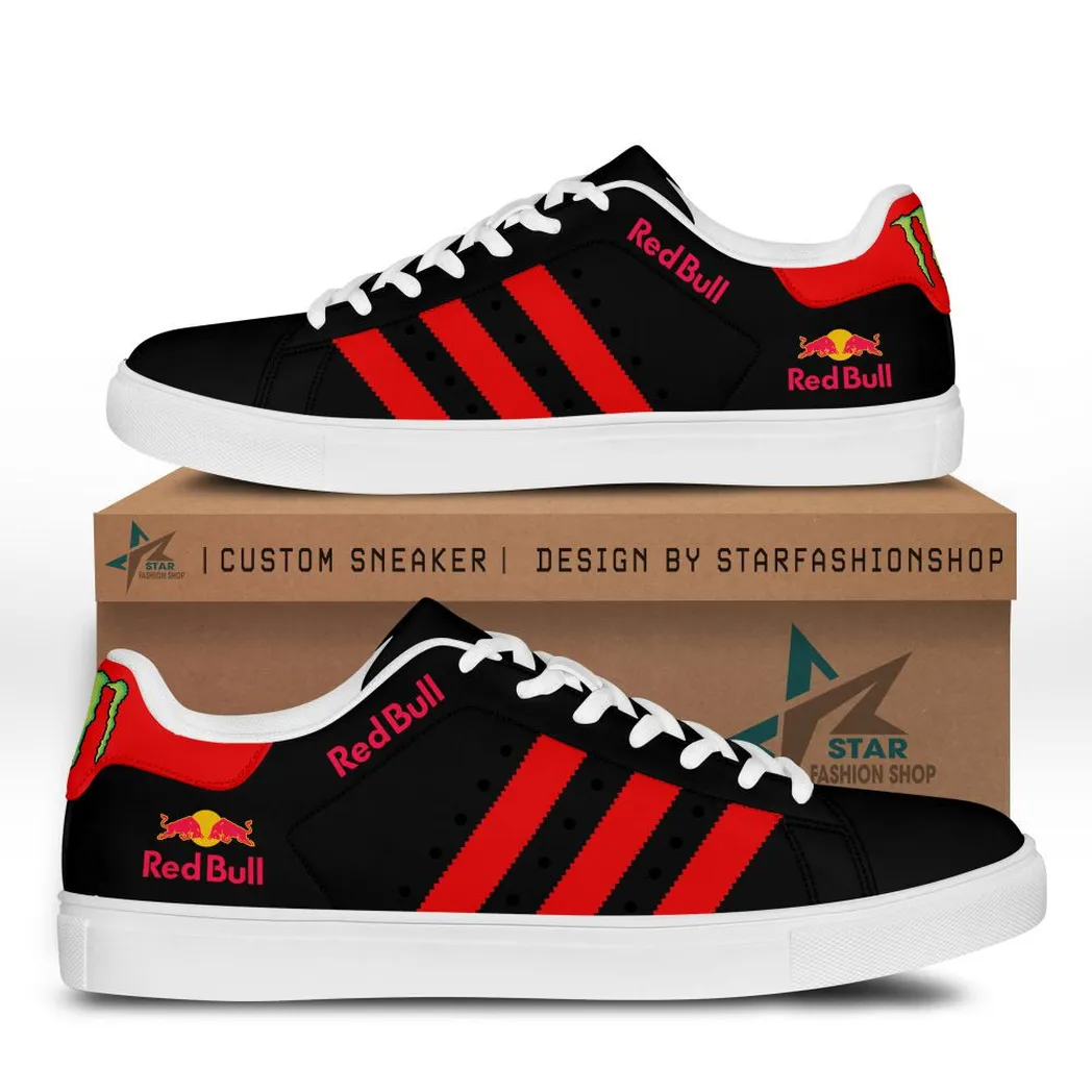 Red Bull Skate Shoes, Gift For Red Bull Lovers, Gift For Him, Husband, BoyfriendCAR58021925104 - White