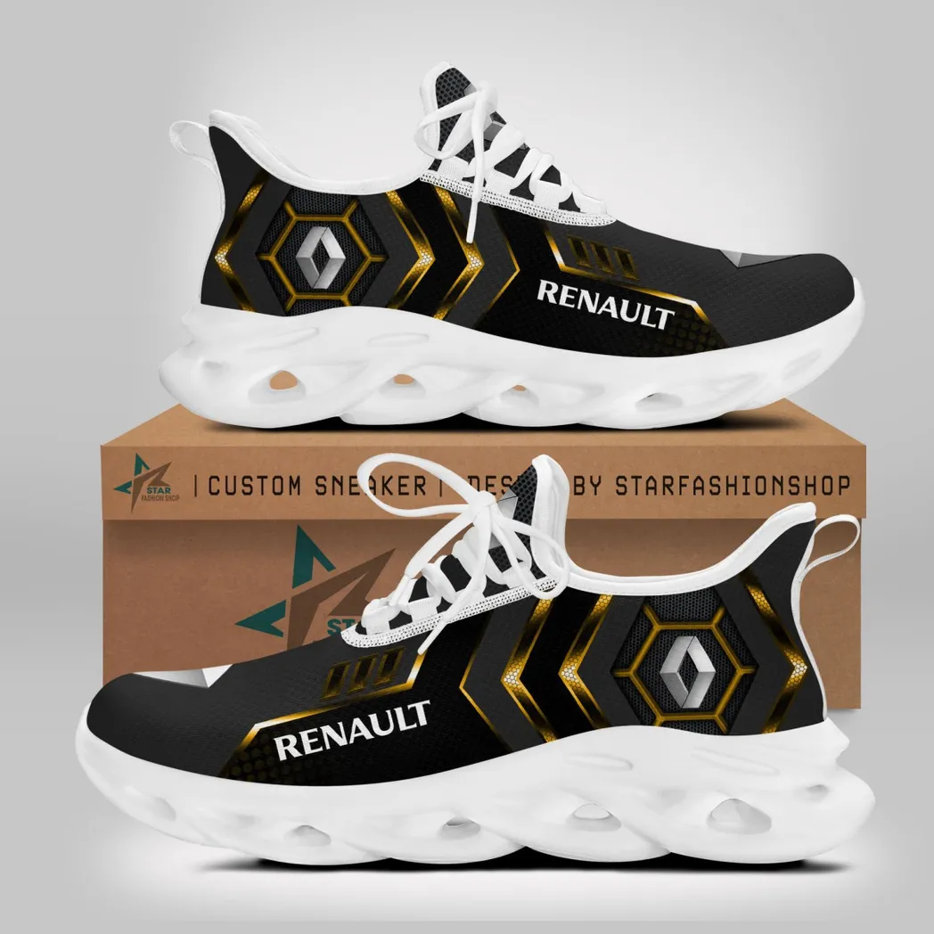 Renault Max Soul Shoes, Gift For Renault Lovers, Gift For Him, Husband, Boyfriend CAR64022025085 - White