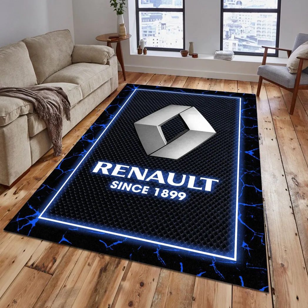Renault Rug, Gift For Renault Lovers, Gift For Him, Husband, Boyfriend CAR5202192570 - Blue