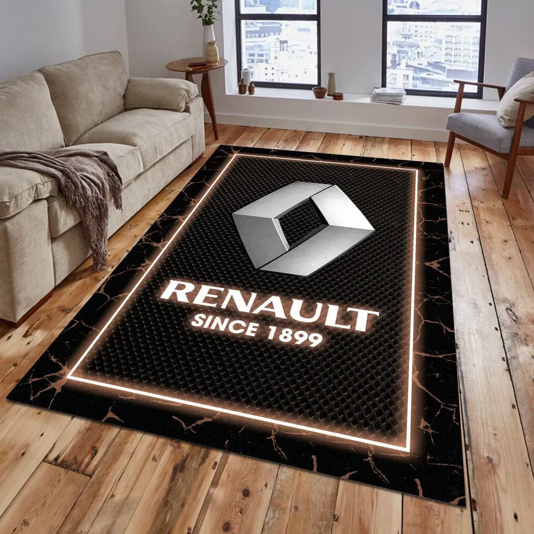 Renault Rug, Gift For Renault Lovers, Gift For Him, Husband, Boyfriend CAR5202192570 - Brown