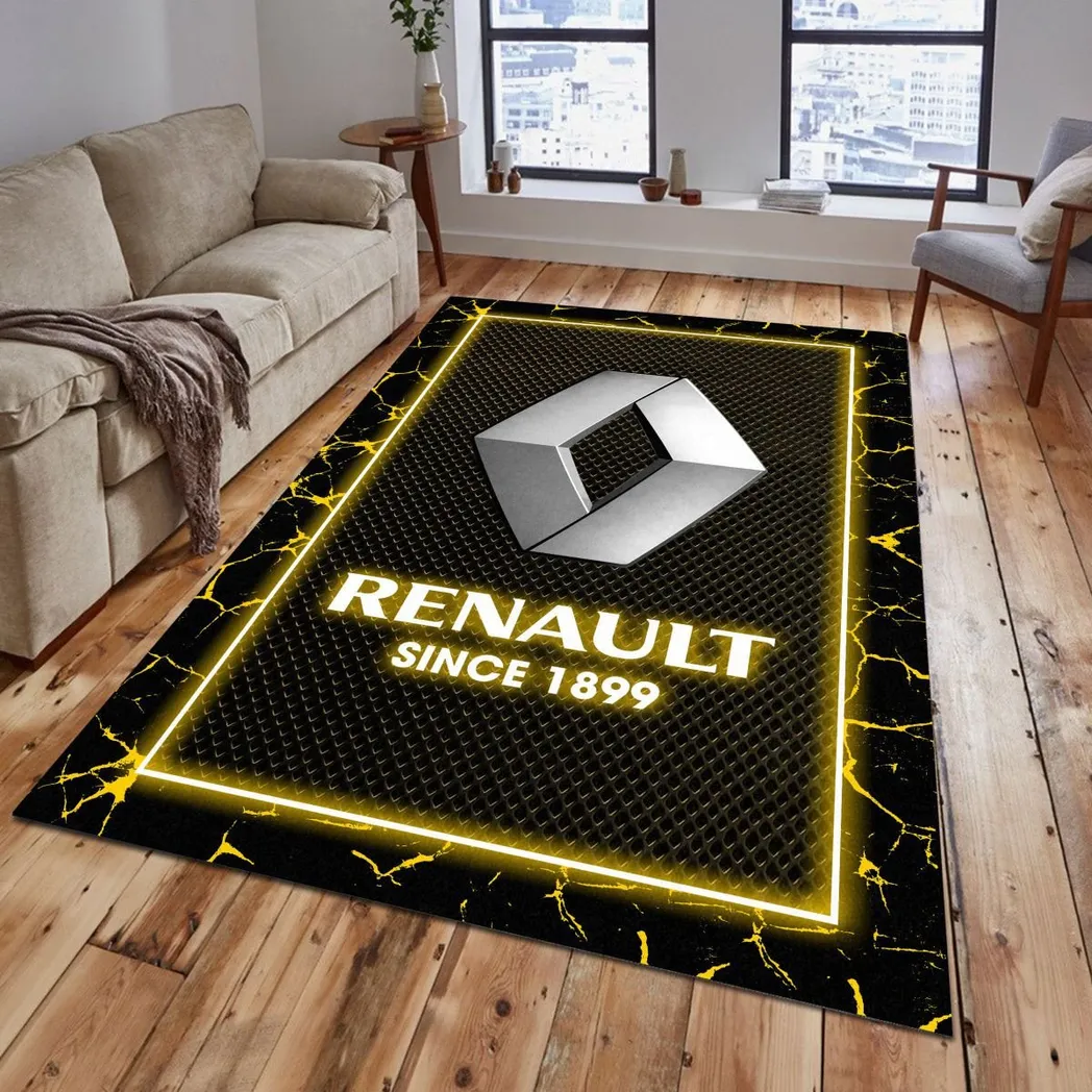 Renault Rug, Gift For Renault Lovers, Gift For Him, Husband, Boyfriend CAR5202192570 - Yellow