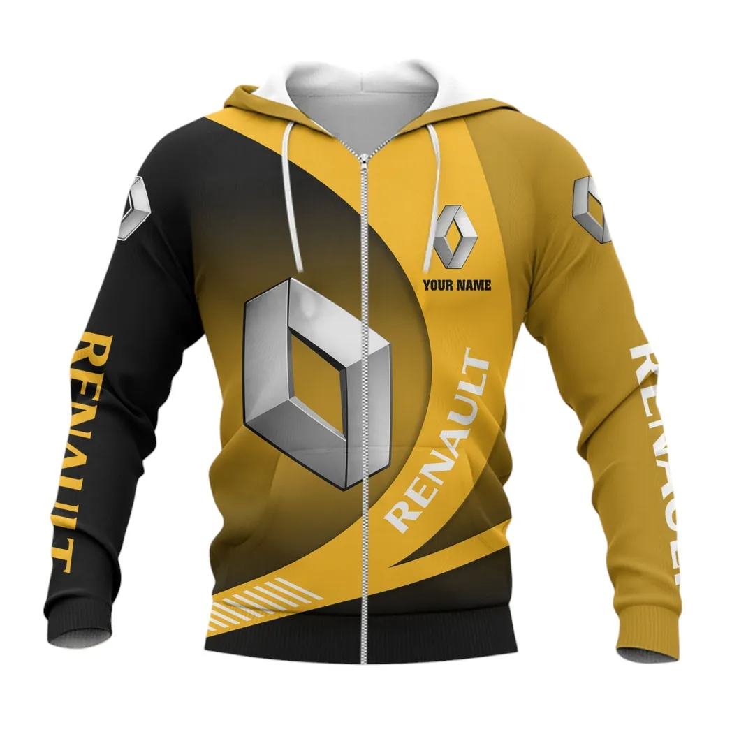 Renault Zipper Hoodie, Gift For Renault Lovers, Gift For Him, Husband, Boyfriend CAR7402222559