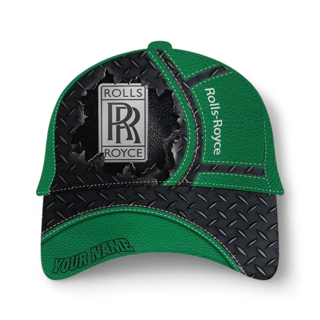 Rolls Royce Classic Cap, Gift For Rolls Royce Lovers, Gift For Him, Husband, Boyfriend - Green CAR49021825064-4