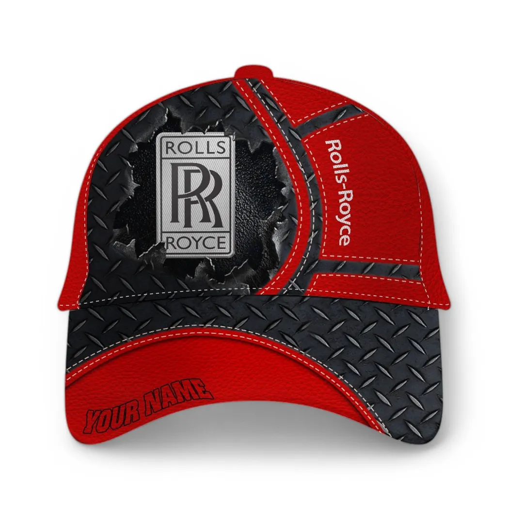 Rolls Royce Classic Cap, Gift For Rolls Royce Lovers, Gift For Him, Husband, Boyfriend - Red CAR49021825064-6
