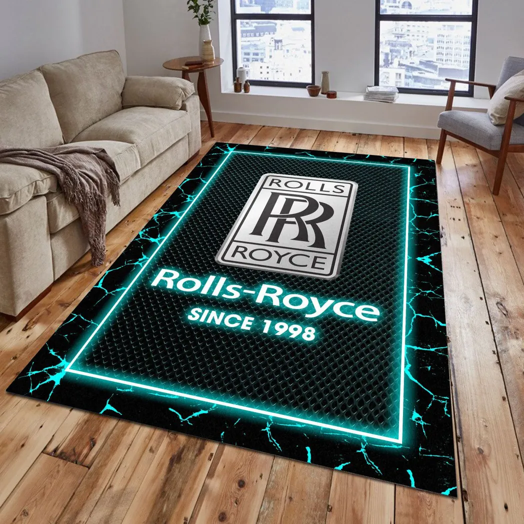 Rolls Royce Rug, Gift For Rolls Royce Lovers, Gift For Him, Husband, Boyfriend CAR5202192571 - Cyan