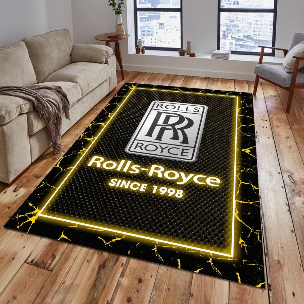 Rolls Royce Rug, Gift For Rolls Royce Lovers, Gift For Him, Husband, Boyfriend CAR5202192571 - Yellow