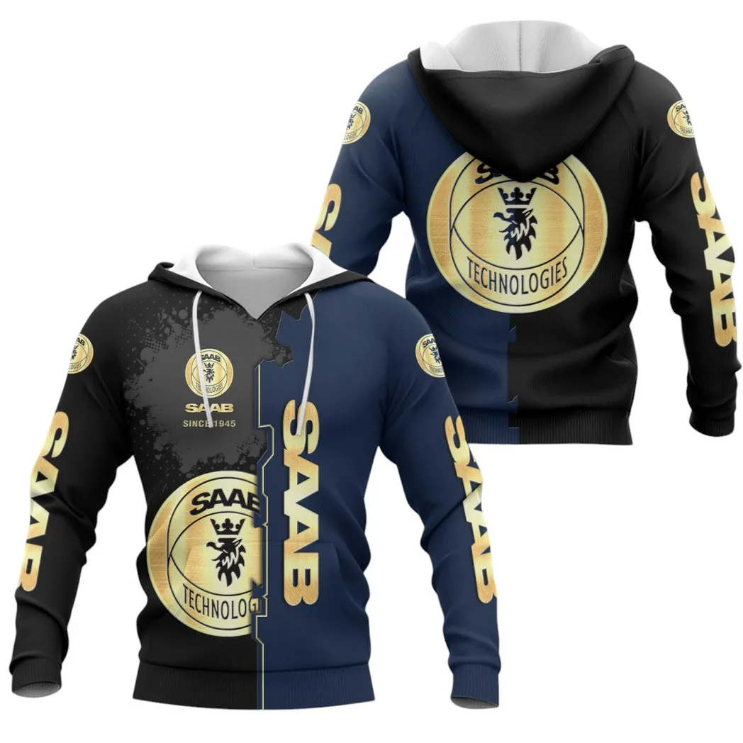 Saab Automobile Hoodie, Gift For Saab Automobile Lovers, Gift For Him, Husband, Boyfriend CAR44021725080-2