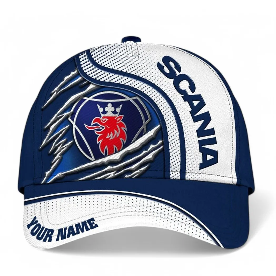 Scania Classic Cap, Gift For Scania Lovers, Gift For Him, Husband, Boyfriend CAR50021825084 - White