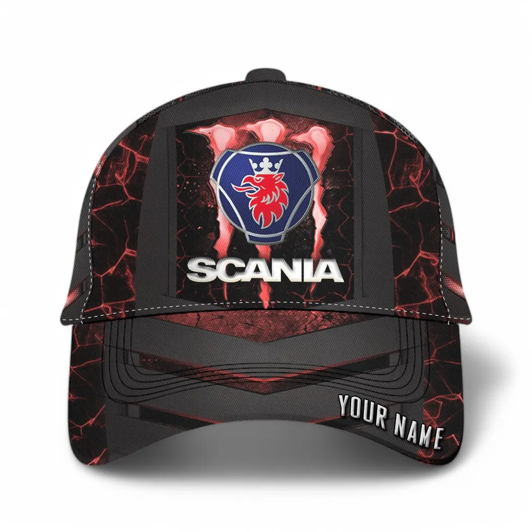 Scania Classic Cap, Gift For Scania Lovers, Gift For Him, Husband, Boyfriend CAR6502202565 - Red