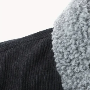 Scania Corduroy Jacket For Men, Gift For Scania Lovers CAR149022225895 - Black