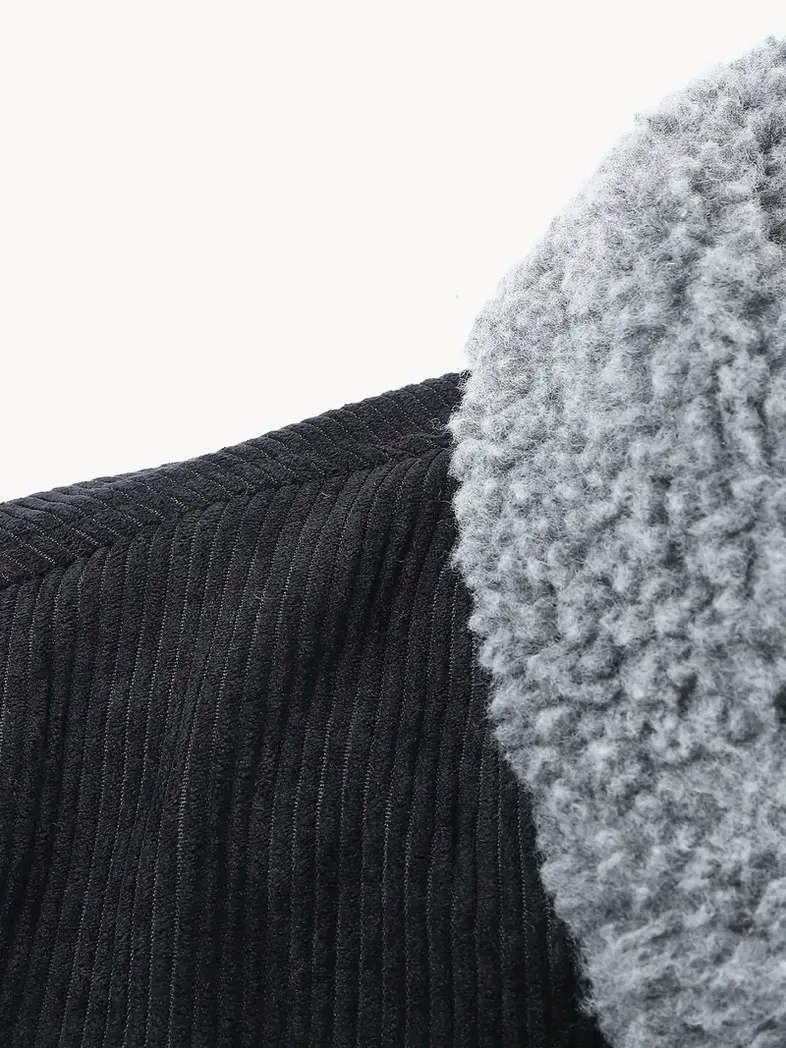 Scania Corduroy Jacket For Men, Gift For Scania Lovers CAR149022225895 - Black