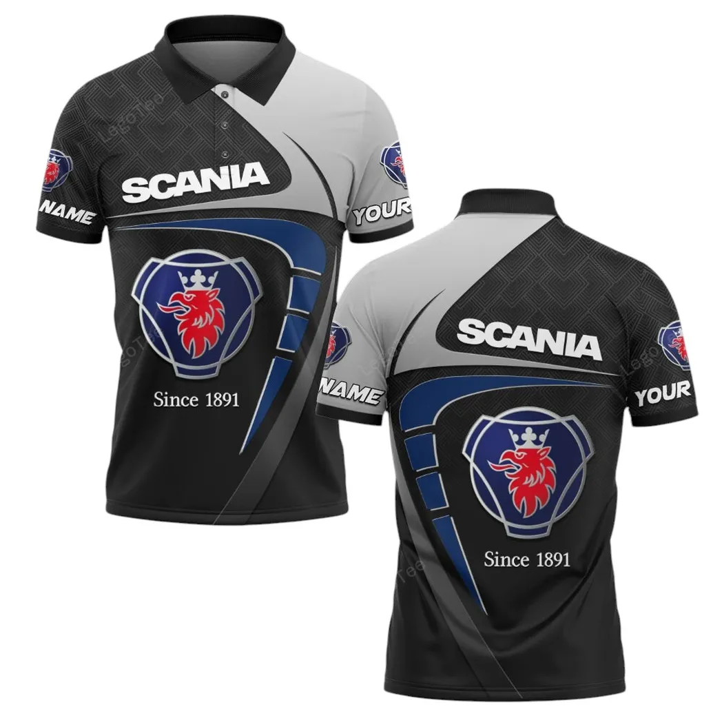 Scania Polo Shirt, Gift For Scania Lovers, Gift For Him, Husband, Boyfriend CAR11603032566