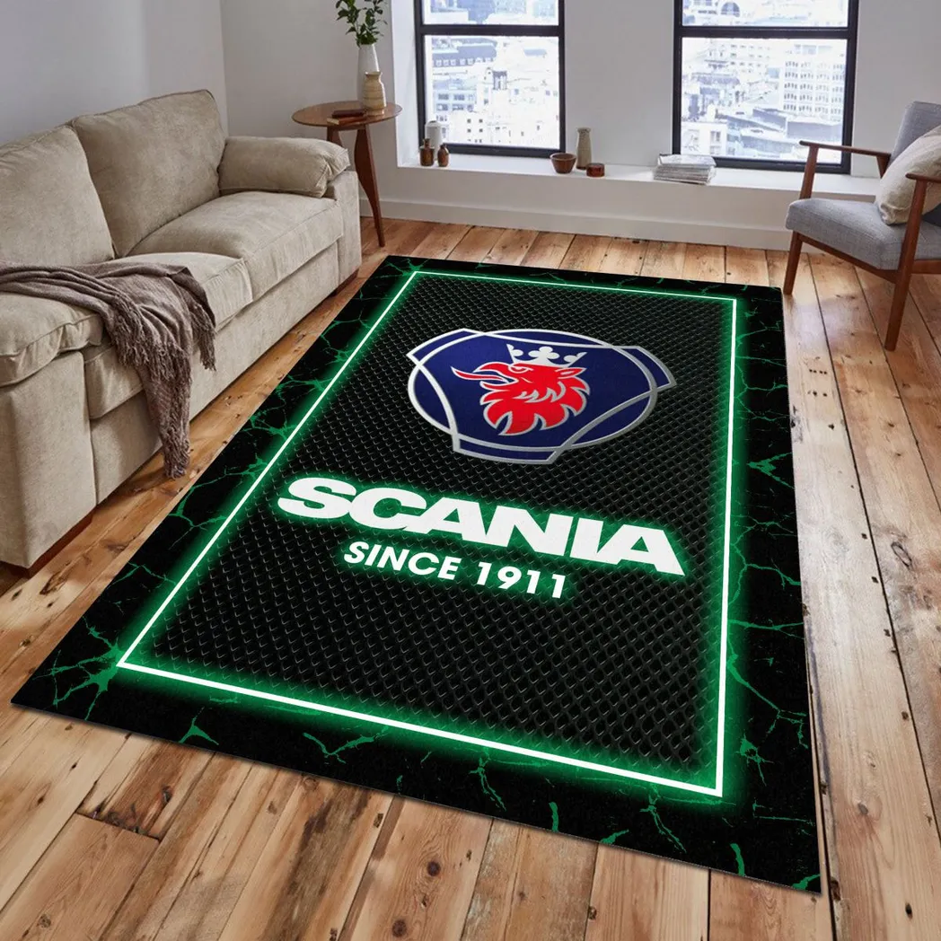 Scania Rug, Gift For Scania Lovers, Gift For Him, Husband, Boyfriend CAR5202192573 - Green