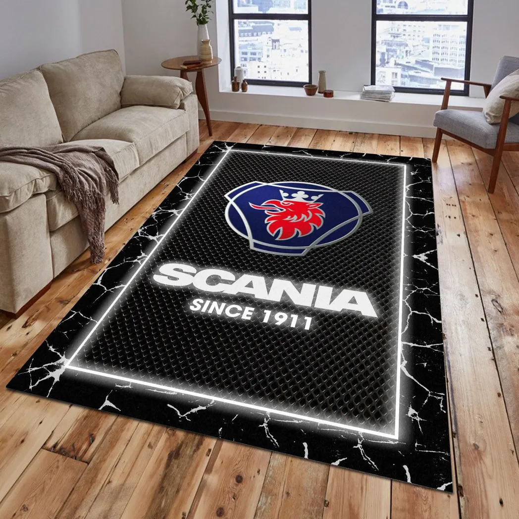 Scania Rug, Gift For Scania Lovers, Gift For Him, Husband, Boyfriend CAR5202192573 - Grey