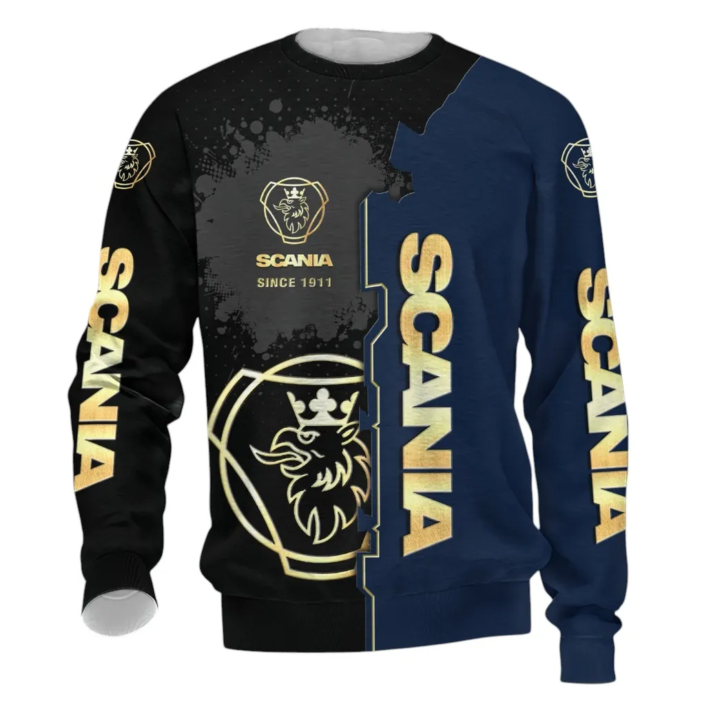 Scania Sweatshirt, Gift For Scania Lovers, Gift For Him, Husband, Boyfriend CAR44021725081-4