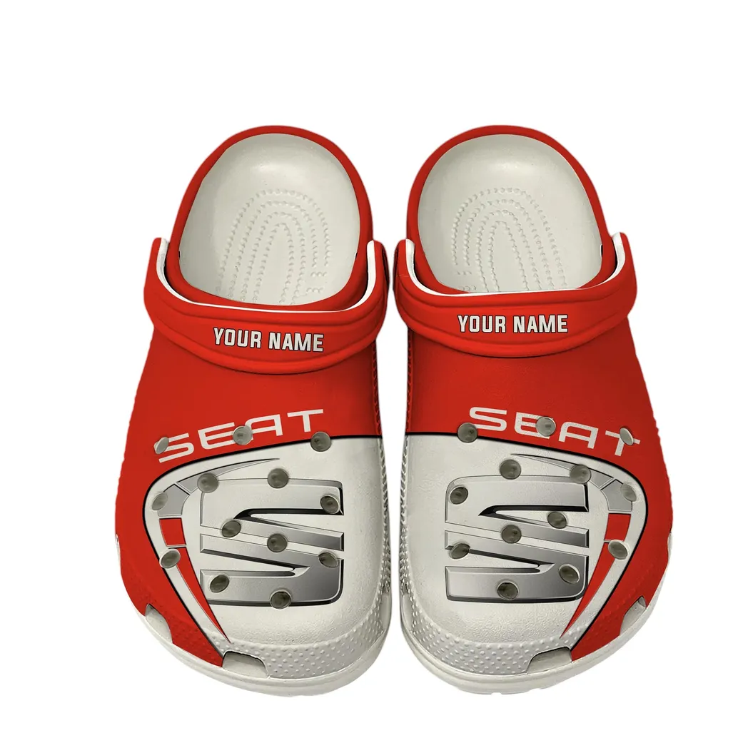 Seat Crocs, Gift For Seat Lover, Gift For Him, Husband, Boyfriend CAR16802262560 - White