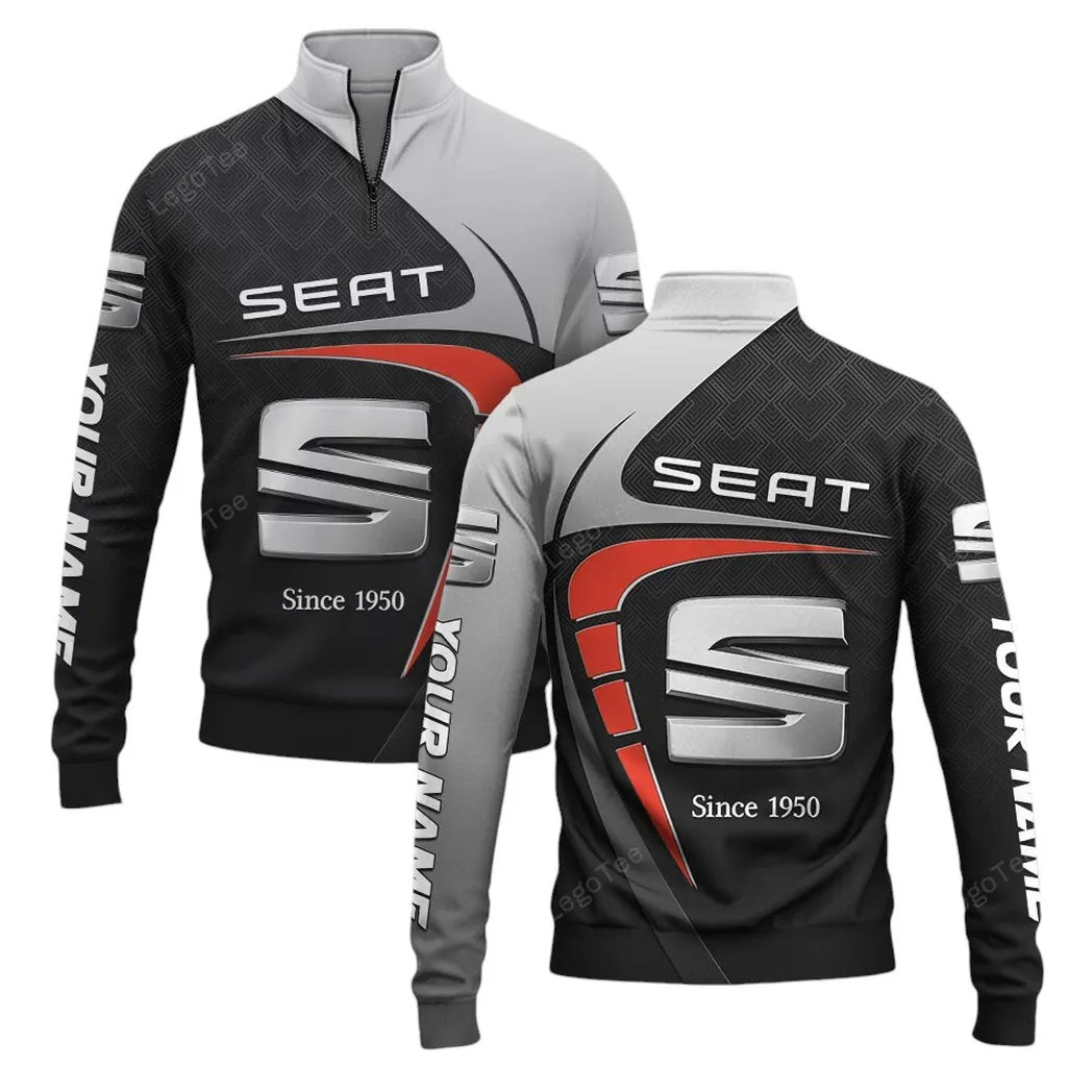 Seat Quarter-Zip Sweatshirt, Gift For Seat Lovers, Gift For Him, Husband, Boyfriend CAR11603032567
