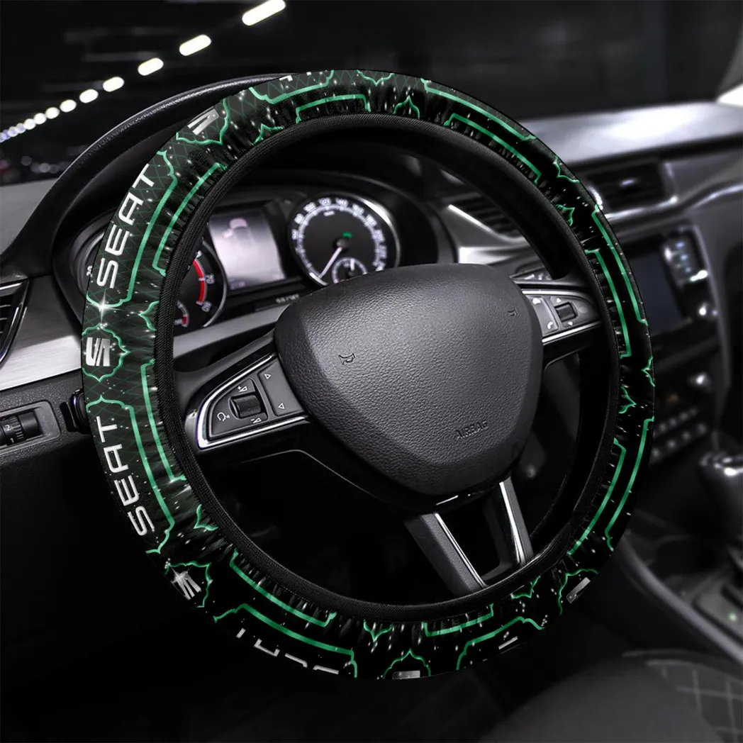 Seat Steering Wheel Cover, Personalized Gifts For Him, Boyfriend, Husband - Green CAR55021425310