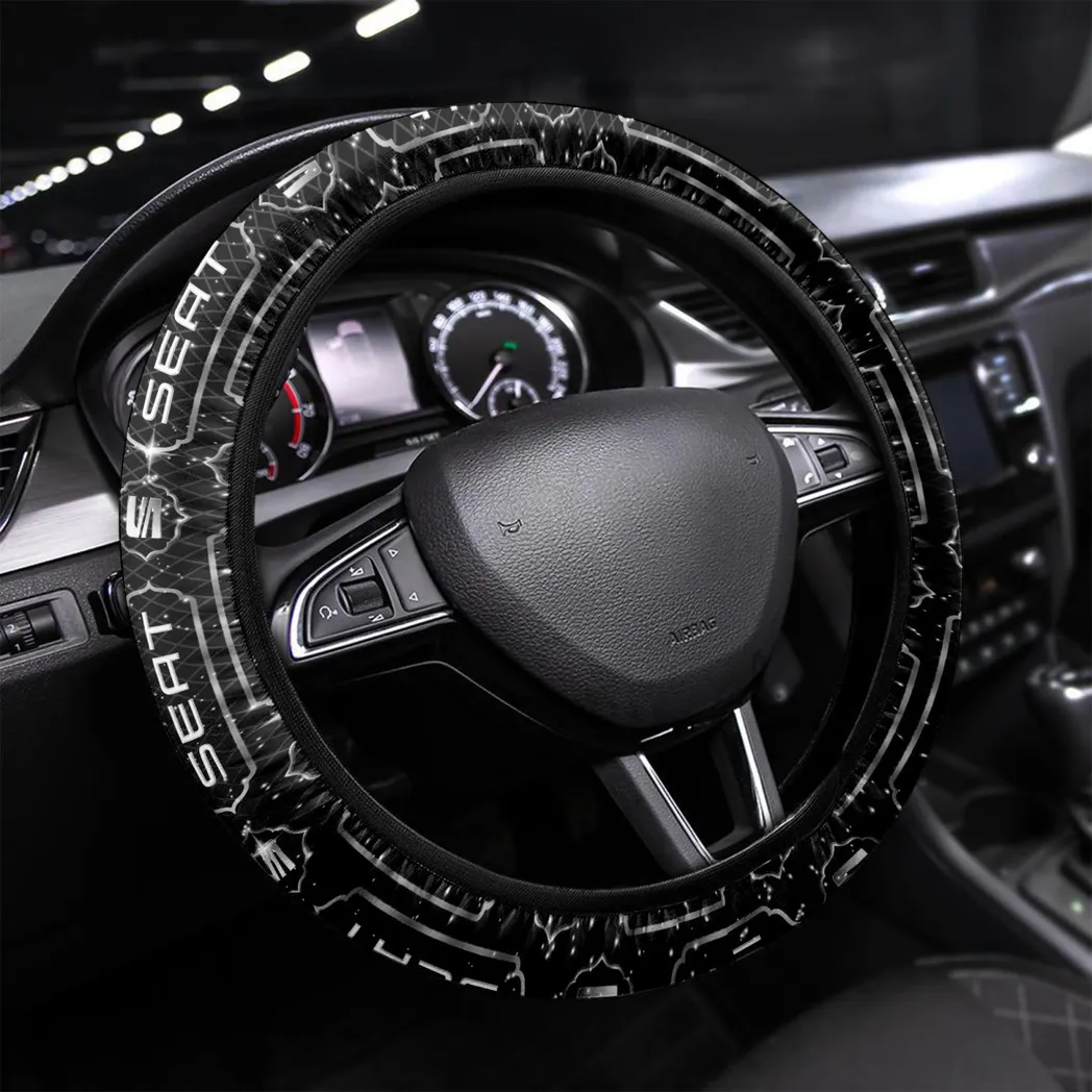 Seat Steering Wheel Cover, Personalized Gifts For Him, Boyfriend, Husband - White CAR55021425310