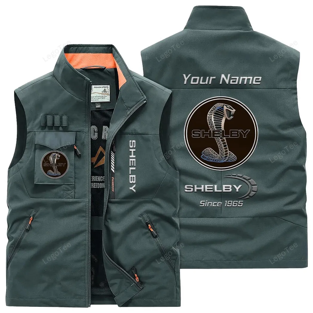 Shelby American Outdoor Sleeveless Vest, Gift For Shelby American Lovers, Gift For Him, Husband, Boyfriend - Bean Green CAR131021325738-2