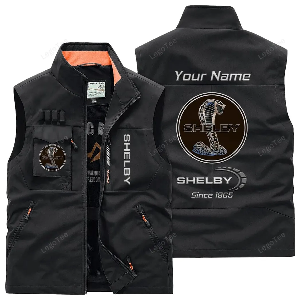 Shelby American Outdoor Sleeveless Vest, Gift For Shelby American Lovers, Gift For Him, Husband, Boyfriend - Black CAR131021325738-3