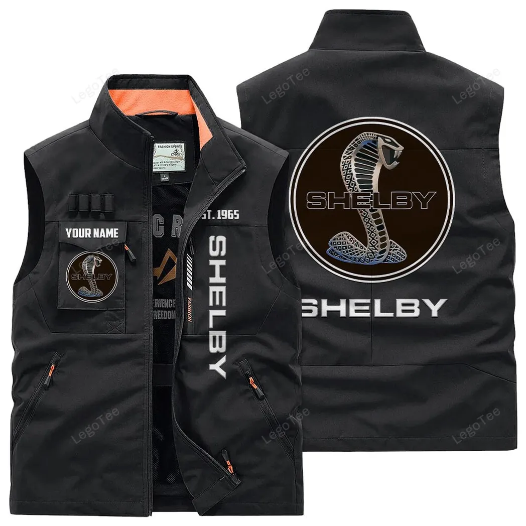 Shelby American Outdoor Sleeveless Vest, Gift For Shelby American Lovers, Gift For Him, Husband, Boyfriend - Black CAR132021325967-3