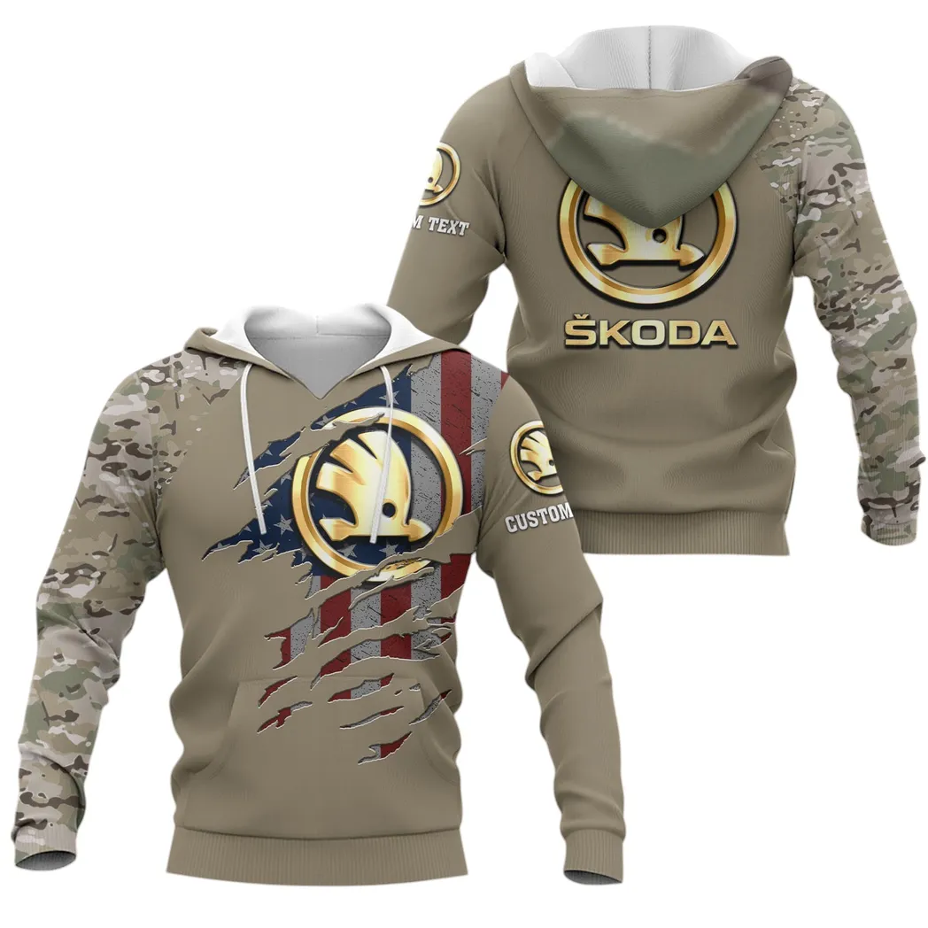 Skoda Auto Hoodie, Gift For Skoda Auto Lovers, Gift For Him, Husband, Boyfriend CAR46021725096-4