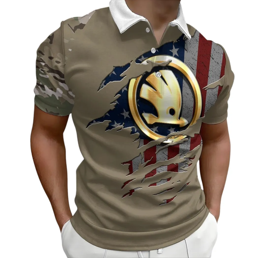 Skoda Auto Polo Shirt, Gift For Skoda Auto Lovers, Gift For Him, Husband, Boyfriend CAR340213063-2