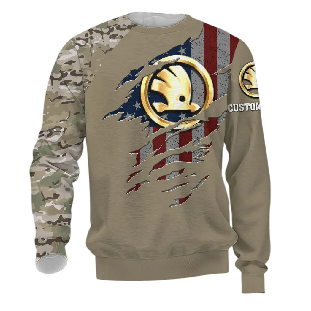 Skoda Auto Sweatshirt, Gift For Skoda Auto Lovers, Gift For Him, Husband, Boyfriend CAR46021725096-5