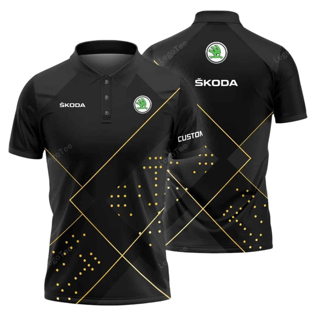 Skoda Polo Shirt, Gift For Skoda Lovers, Gift Fot Him, Husband, Boyfriend CAR11403032569