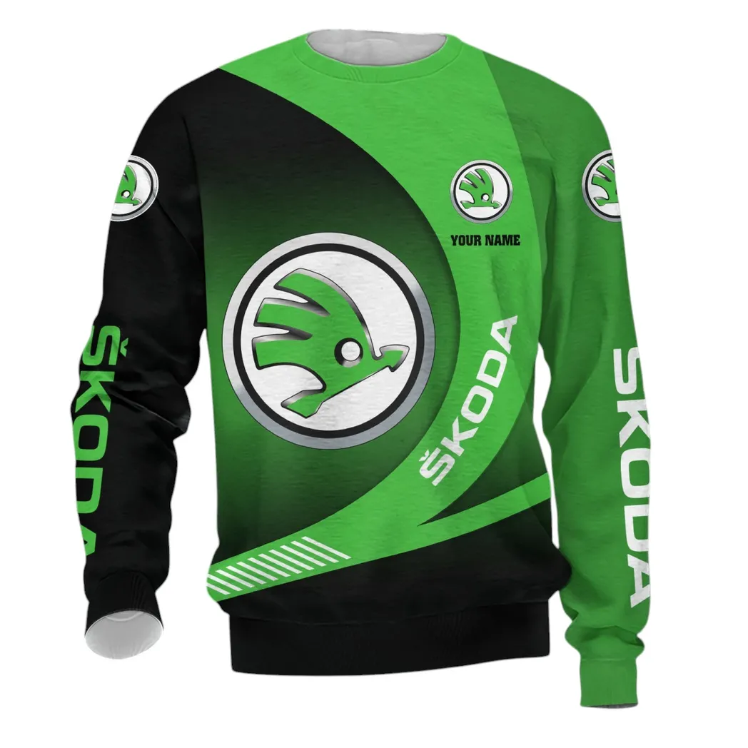 Skoda Sweatshirt, Gift For Skoda Lovers, Gift For Him, Husband, Boyfriend CAR7402222563