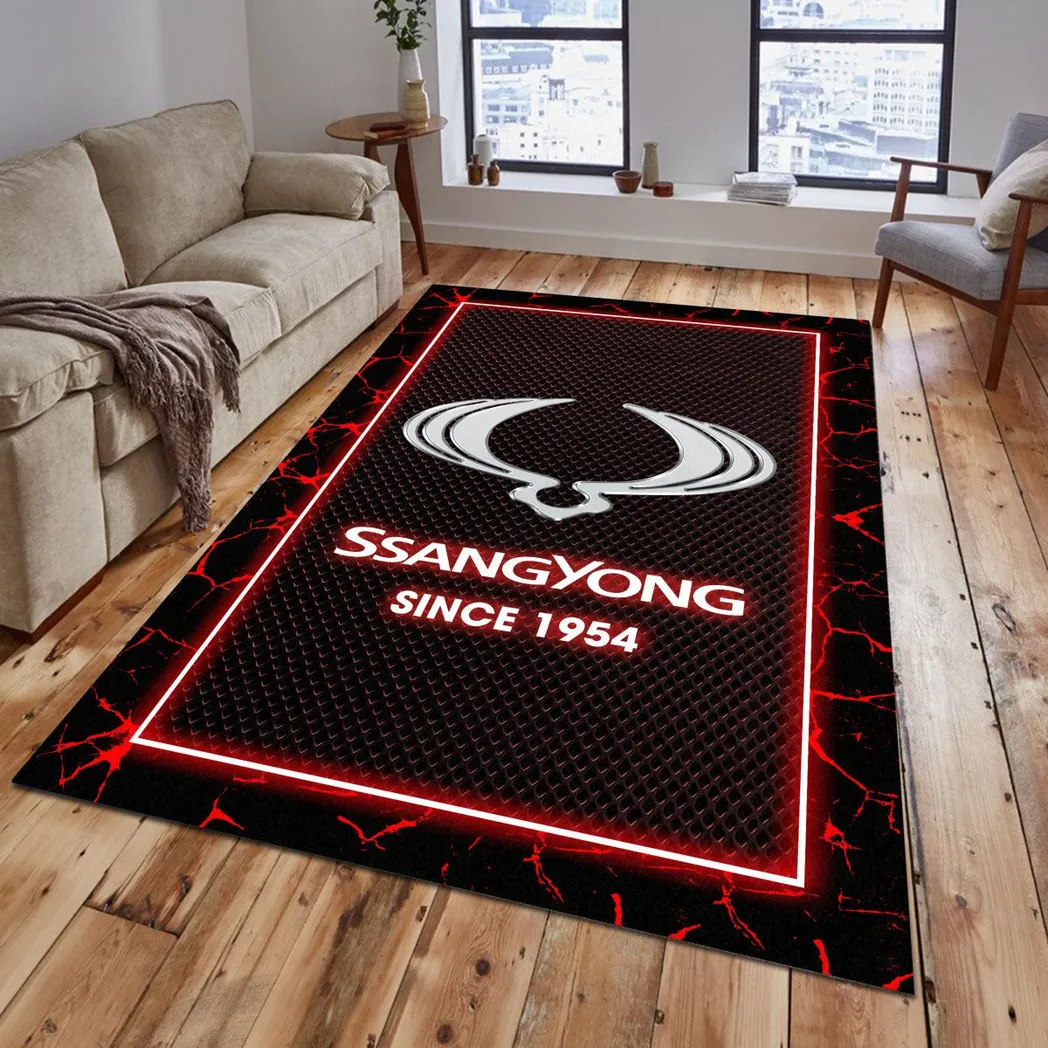 SsangYong Motor Rug, Gift For SsangYong Motor Lovers, Gift For Him, Husband, Boyfriend CAR5202192575 - Red