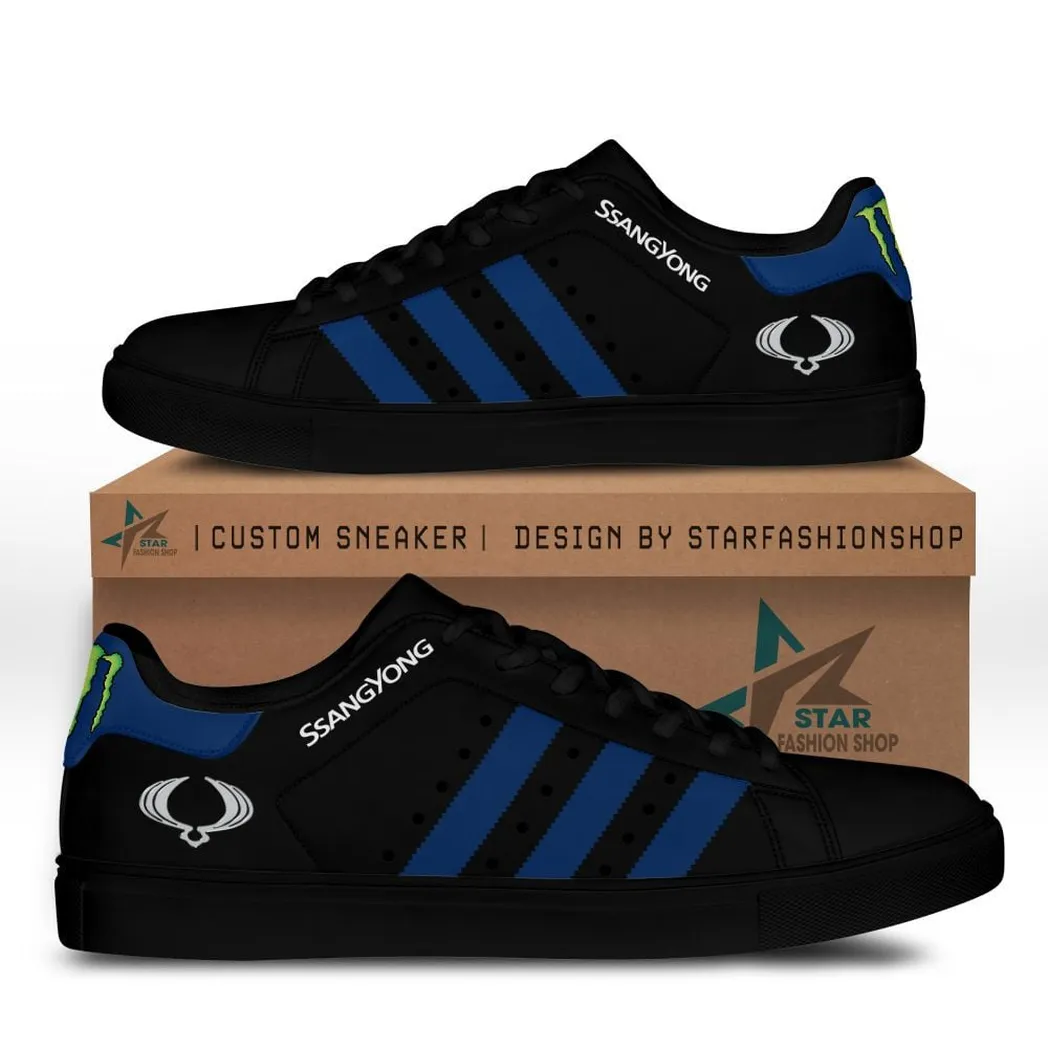 SsangYong Motor Skate Shoes, Gift For SsangYong Motor Lovers, Gift For Him, Husband, BoyfriendCAR58021925112 - Black