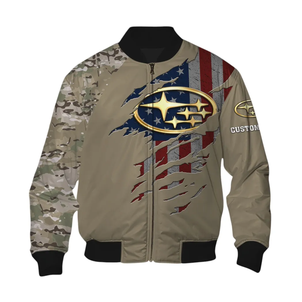 Subaru Bomber Jacket, Gift For Subaru Lovers, Gift For Him, Husband, Boyfriend CAR46021725098-6