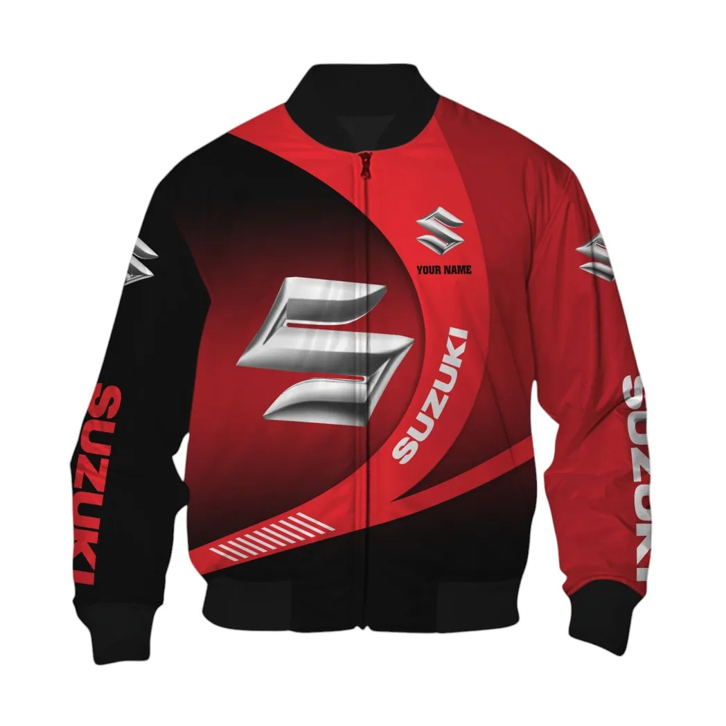 Suzuki Bomber Jacket, Gift For Suzuki Lovers, Gift For Him, Husband, Boyfriend CAR7402222566