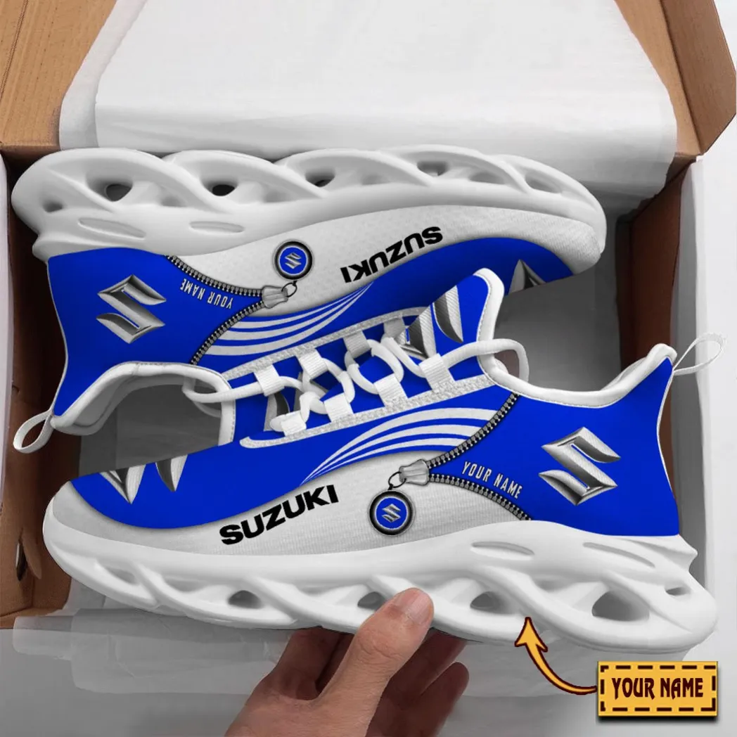 Suzuki Running Shoes, Gift For Suzuki Lovers, Gift For Him Husband, Boyfriend CAR8502242570 - White