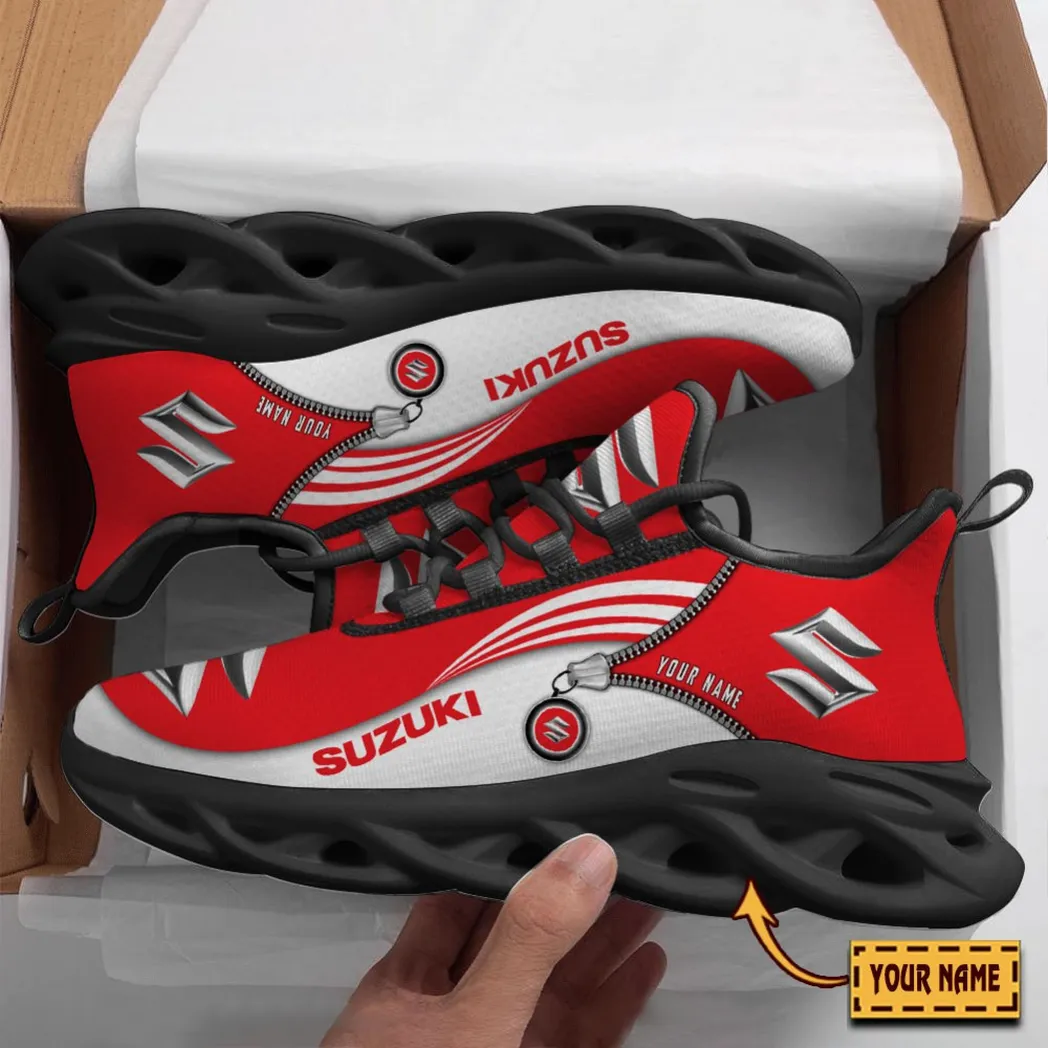 Suzuki Running Shoes, Gift For Suzuki Lovers, Gift For Him Husband, Boyfriend CAR8502242571 - Black