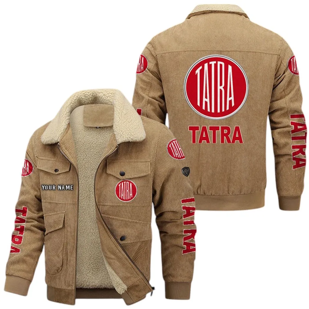 Tatra Corduroy Jacket For Men, Gift For Tatra Lovers CAR149022225913 - Khaki