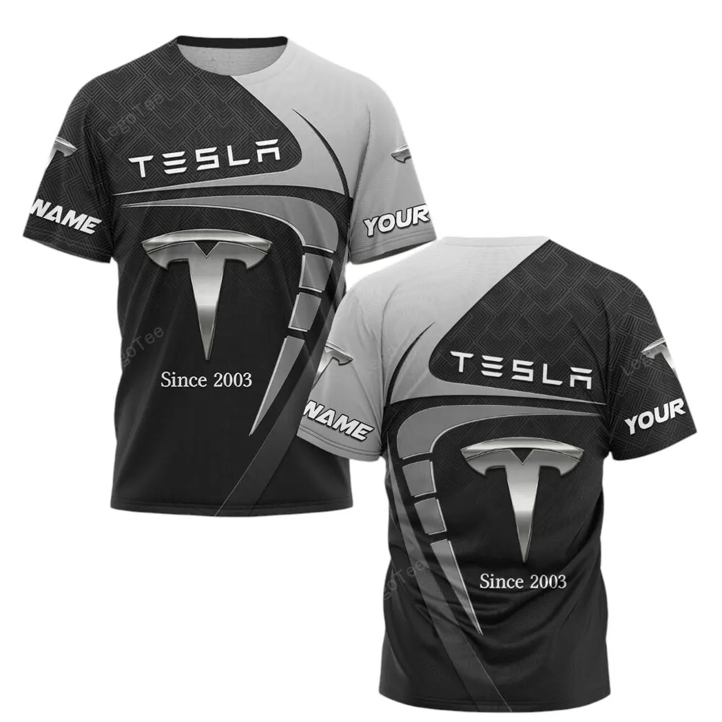 Tesla T-Shirt, Gift For Tesla Lovers, Gift For Him, Husband, Boyfriend CAR11603032573