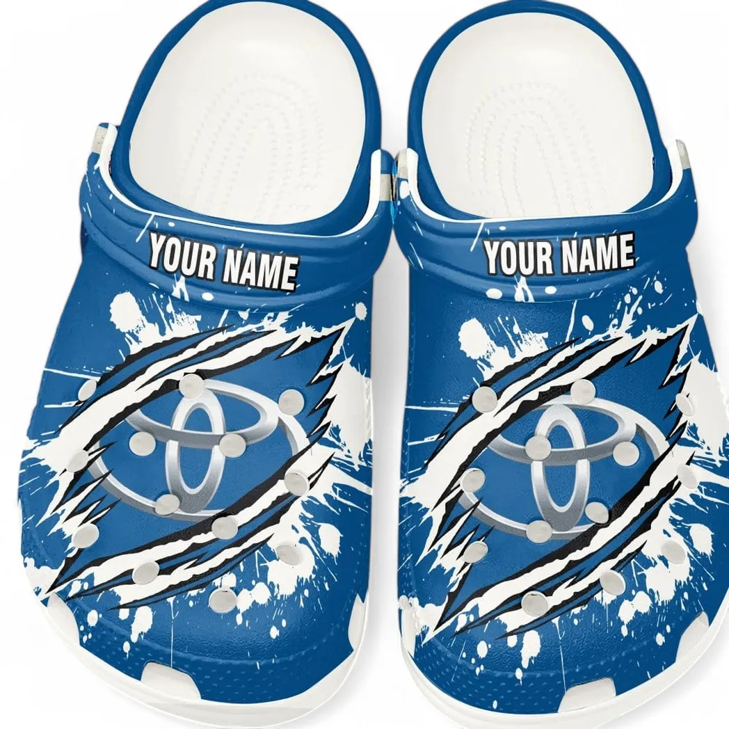 Toyota C HR Crocs, Gift For Toyota C HR Lovers, Gift For Him, Husband, Boyfriend CAR5602192578 - White