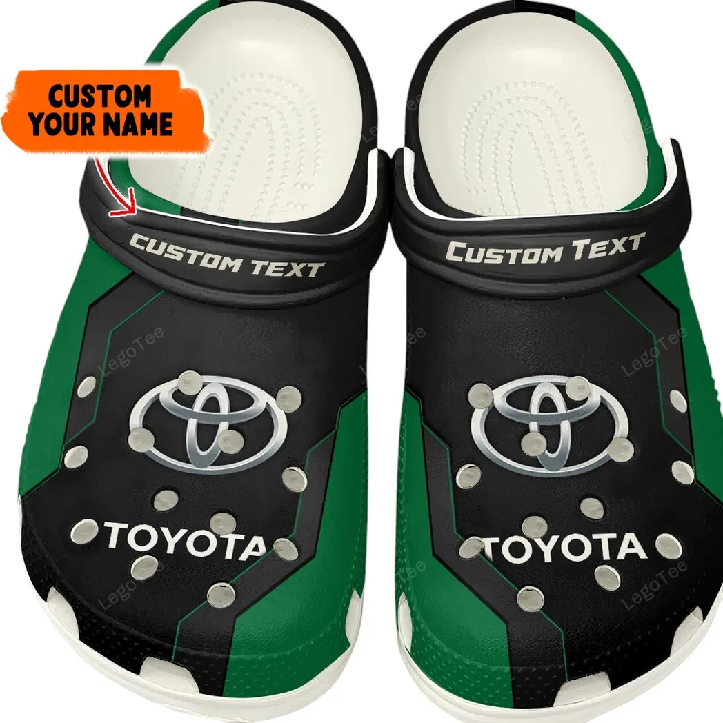 Toyota Crocs, Gift For Toyota Lovers, Gift For Him, Husband, Boyfriend - Green CAR140021225559-5