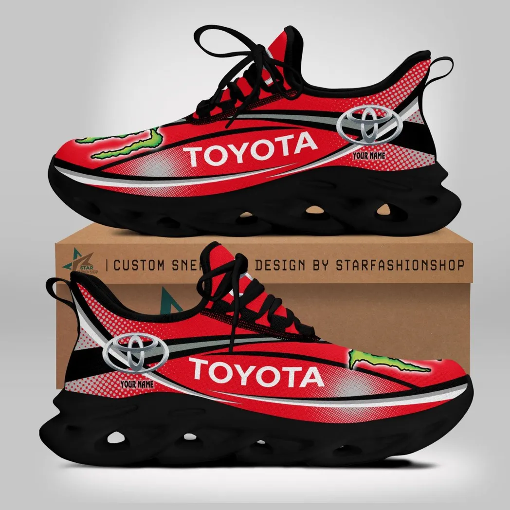 Toyota Running Shoes, Gift For Toyota Lovers, Gift For Him, Husband, Boyfriend CAR79022425132 - Black
