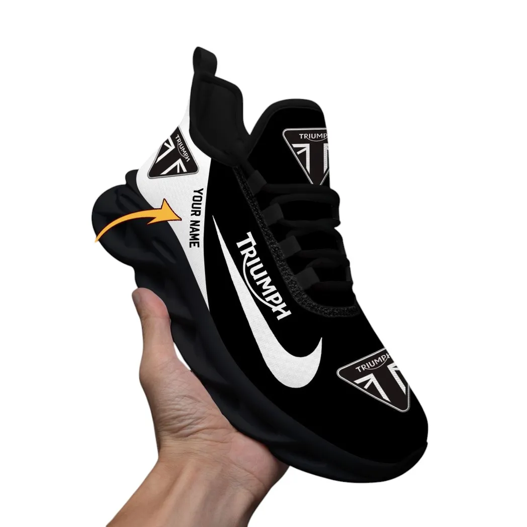 Triumph Motorcycles Max Soul Shoes, Gift For Triumph Motorcycles Lovers, Gift For Him, Husband, Boyfriend - Black CAR400217113-2
