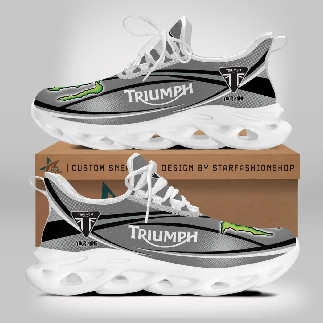 Triumph Motorcycles Running Shoes, Gift For Triumph Motorcycles Lovers, Gift For Him, Husband, Boyfriend CAR79022425133 - White