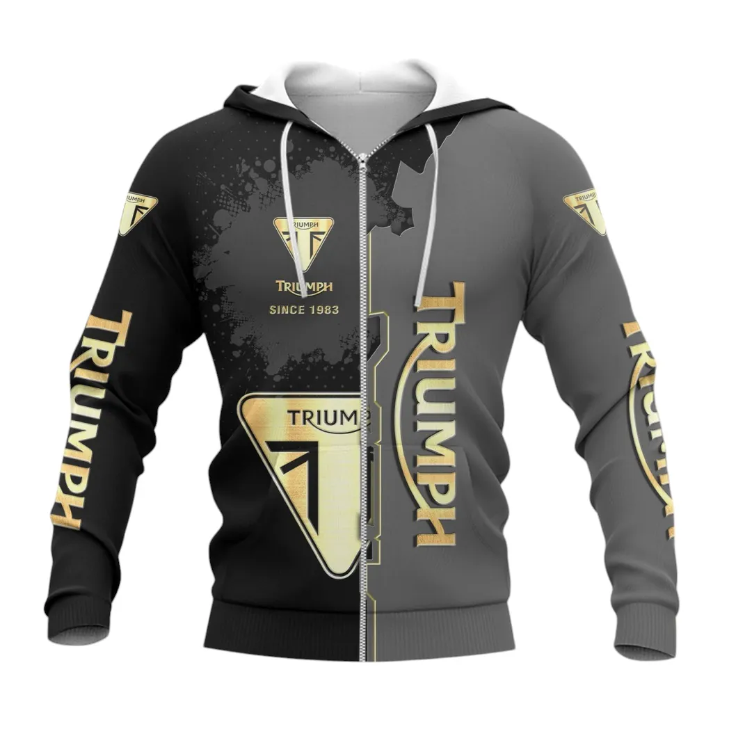 Triumph Motorcycles Zipper Hoodie, Gift For Triumph Motorcycles Lovers, Gift For Him, Husband, Boyfriend CAR44021725089-3