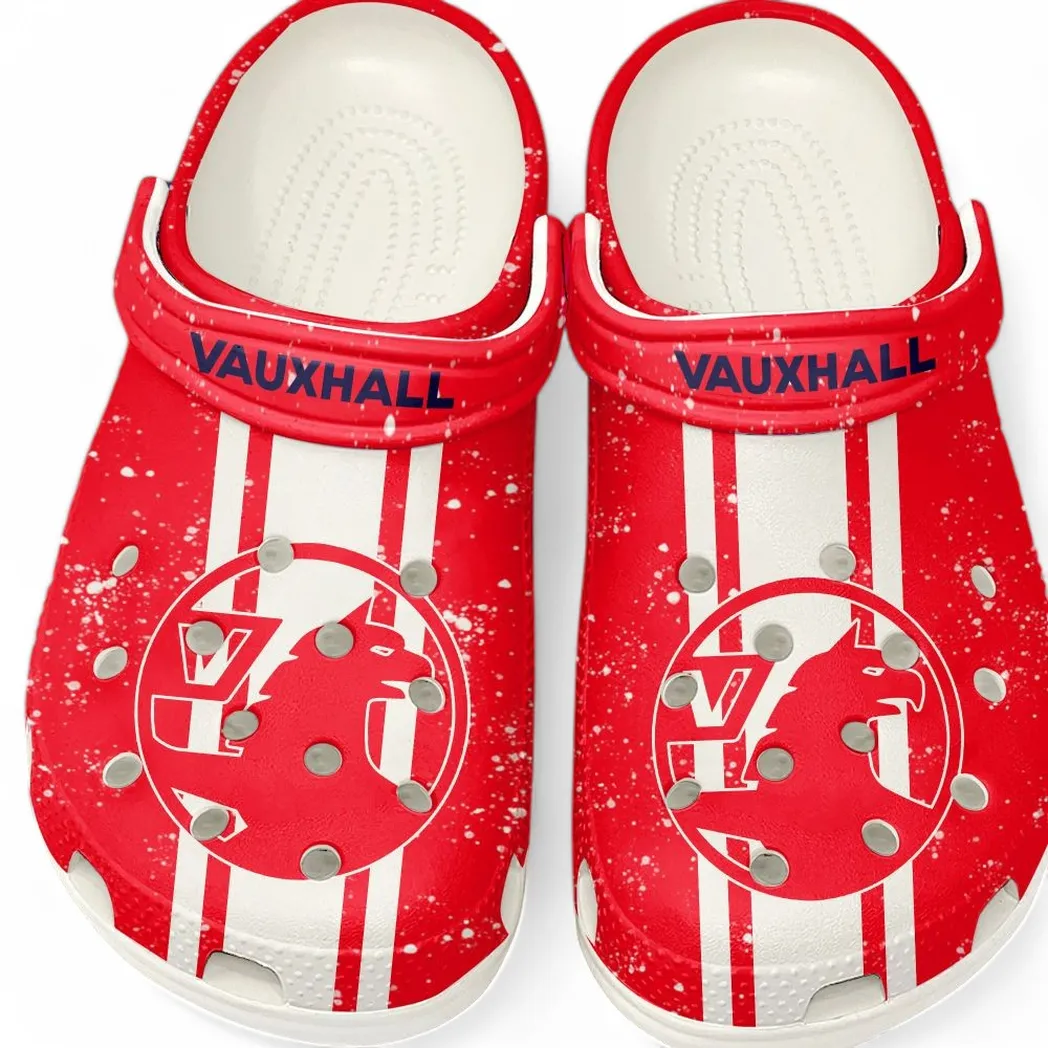 Vauxhall Crocs, Gift For Vauxhall Lovers, Gift For Him, Husband, Boyfriend CAR62022025103 - White
