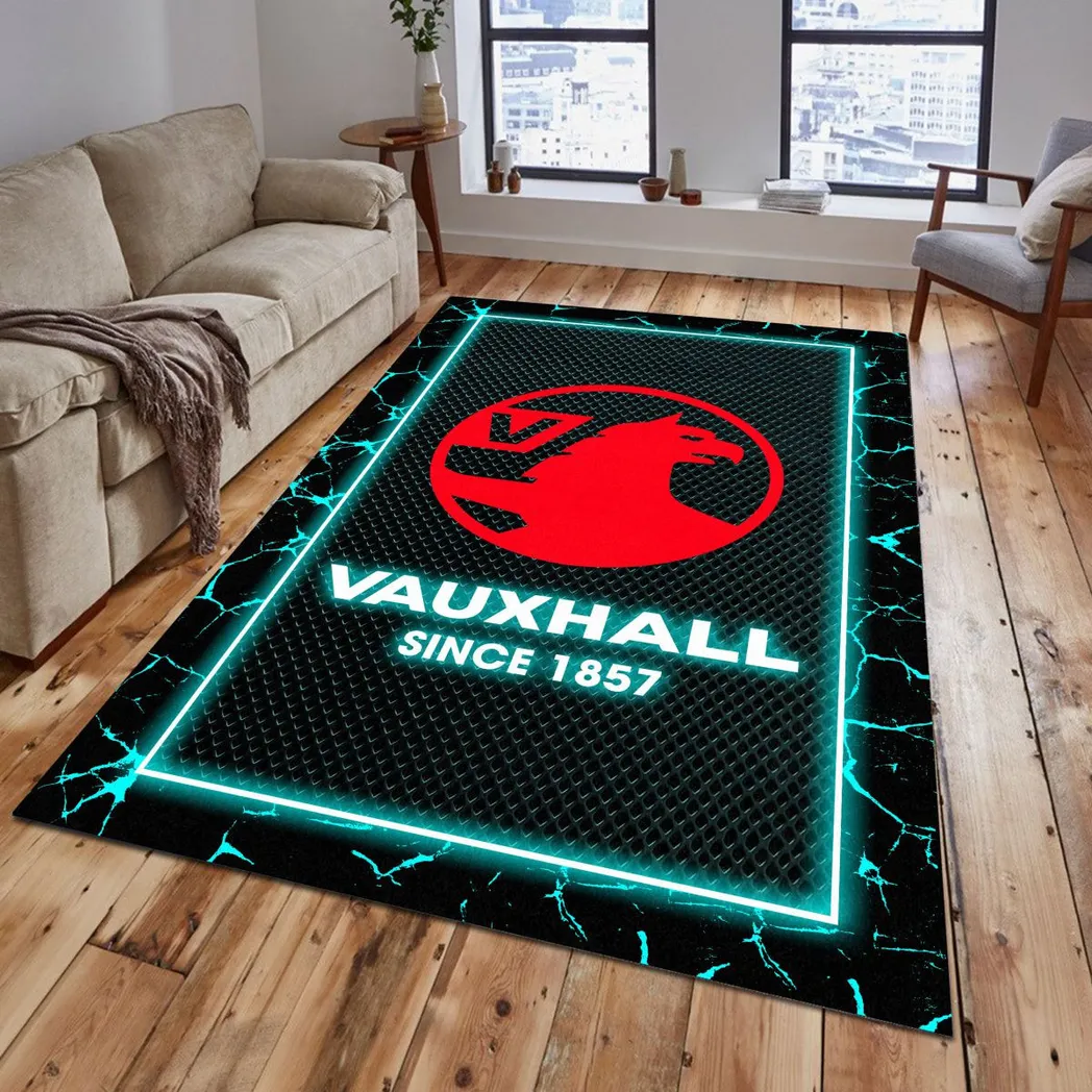 Vauxhall Rug, Gift For Vauxhall Lovers, Gift For Him, Husband, Boyfriend CAR5202192583 - Cyan