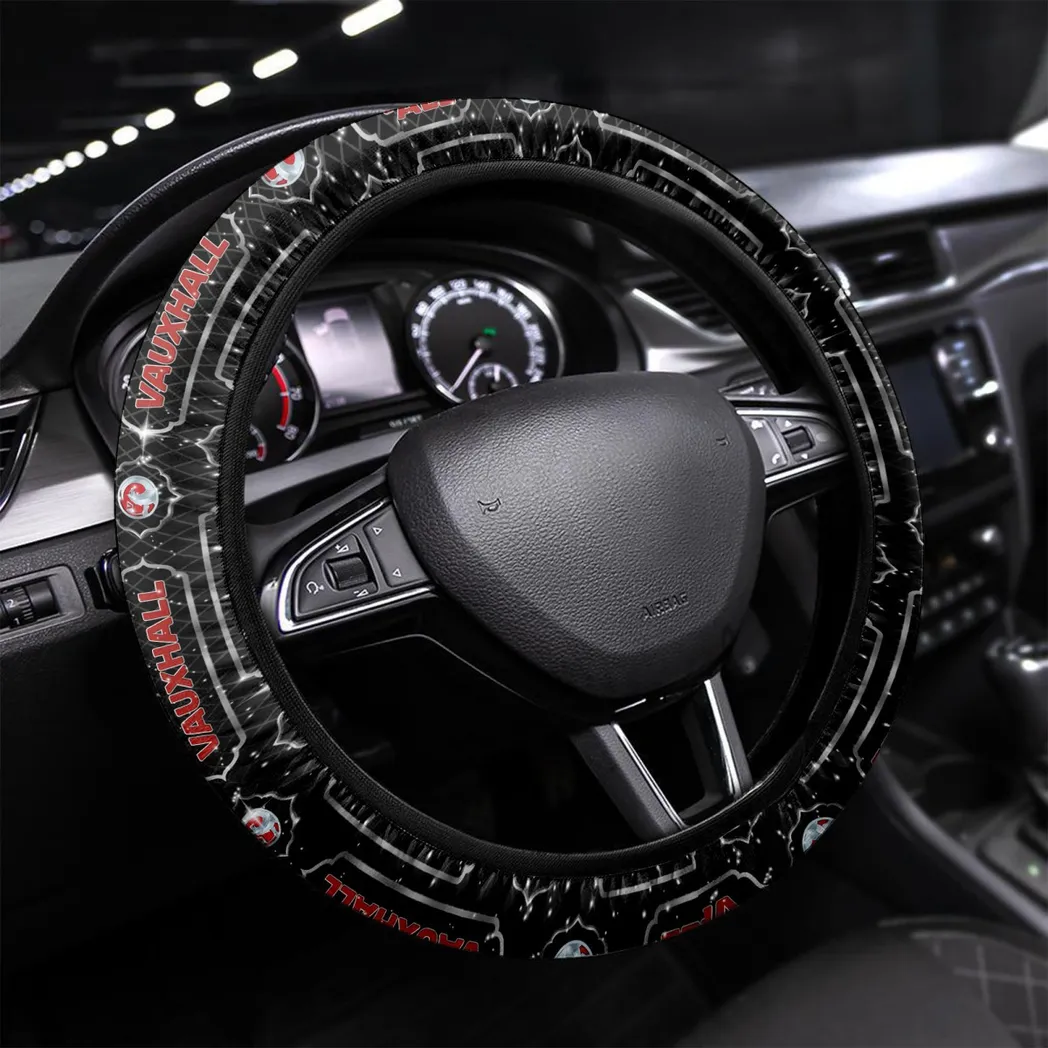 Vauxhall Steering Wheel Cover, Personalized Gifts For Him, Boyfriend, Husband - White CAR55021425302