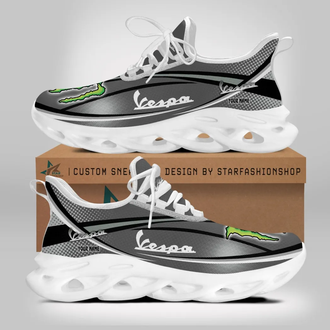 Vespa Running Shoes, Gift For Vespa Lovers, Gift For Him, Husband, Boyfriend CAR79022425136 - White